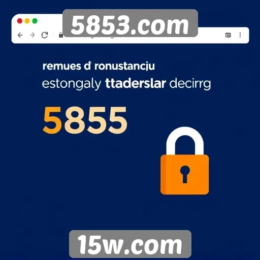Avaliação de segurança do site 5853.com em 2026